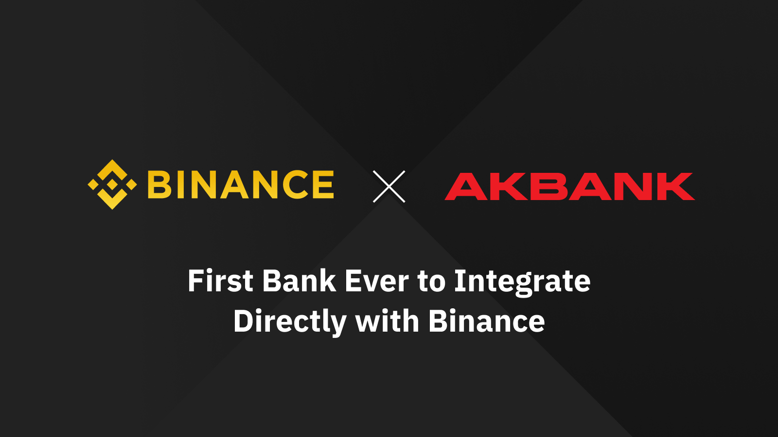 Турецкий Akbank стал первым банком, который напрямую интегрировался с Binance