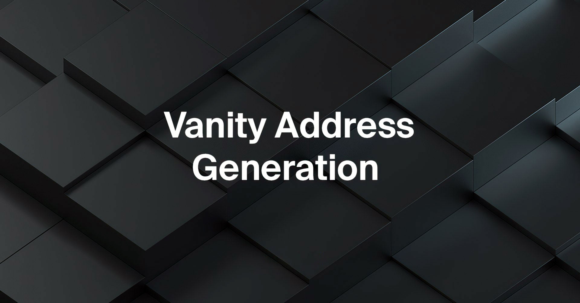 vanity address